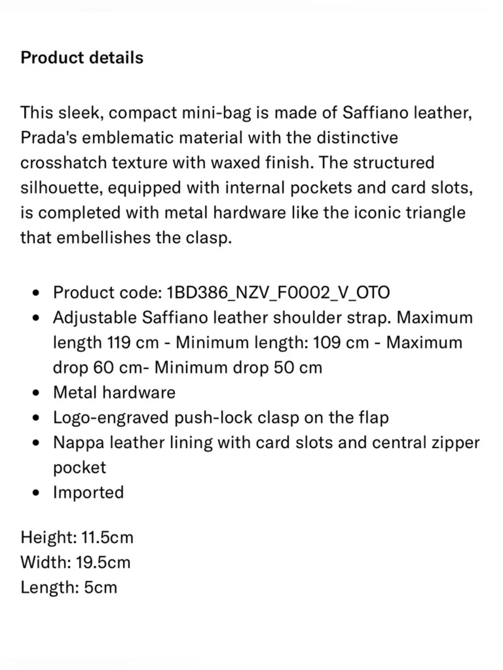 Rare Prada Arancio Saffiano Crossbody with Gold Chain and Logo Plaque - Picture 5 of 17